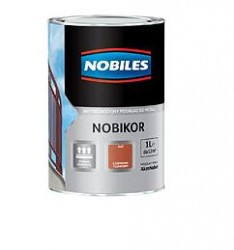 NOBILES NOBIKOR- Antykorozyjny podkład do metalu, matowy,Czerwony Tlenkowy 5l 